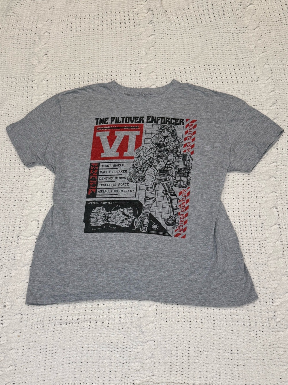 League of Legends Vi: The Piltover Enforcer Graphic Tee